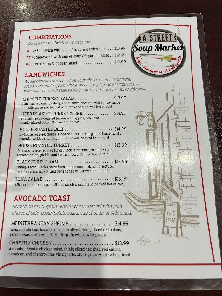 A Street Soup Market Menu image 3